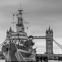 Buy canvas prints of  HMS Belfast by Gary Schulze