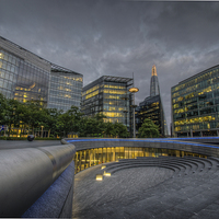 Buy canvas prints of  The Shard from City Hall by Dan Hamilton