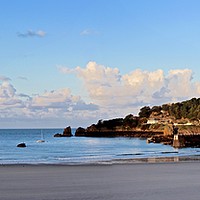 Buy canvas prints of St Brelade's Bay by Dave Eyres