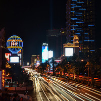 Buy canvas prints of  The Las Vegas Strip by Claire Castelli