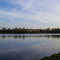 Buy canvas prints of  Earlswood Lakes by Claire Castelli