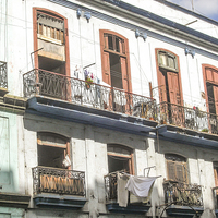 Buy canvas prints of  Cuban Architecture by Claire Castelli