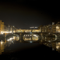 Buy canvas prints of  Ponte Vecchio, Florence by Claire Castelli