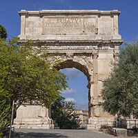 Buy canvas prints of Arch of Titus in Rome by Artur Bogacki