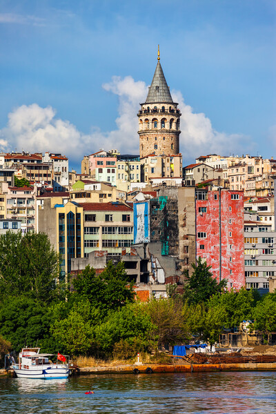 Istanbul Cityscape Picture Board by Artur Bogacki