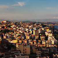 Buy canvas prints of City of Istanbul at Sunset in Turkey by Artur Bogacki