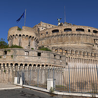 Buy canvas prints of Castle of the Holy Angel in Rome by Artur Bogacki