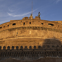 Buy canvas prints of Sunset at Castel Sant Angelo in Rome by Artur Bogacki