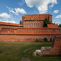 Buy canvas prints of Malbork Castle in Poland by Artur Bogacki