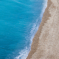 Buy canvas prints of Beach And Sea Aerial View by Artur Bogacki