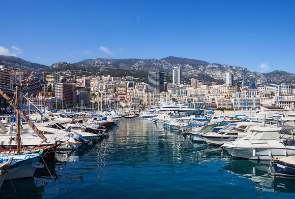 Monaco Cityscape From Port Hercule Picture Board by Artur Bogacki