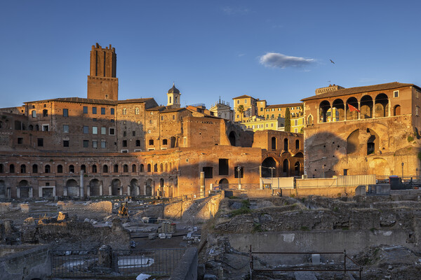 Trajan Forum and Market in Rome at Sunset Picture Board by Artur Bogacki
