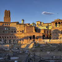 Buy canvas prints of Trajan Forum and Market in Rome at Sunset by Artur Bogacki