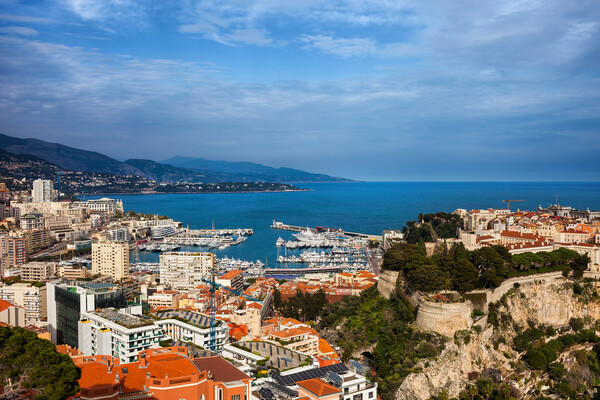 Monaco Principality at Mediterranean Sea Picture Board by Artur Bogacki