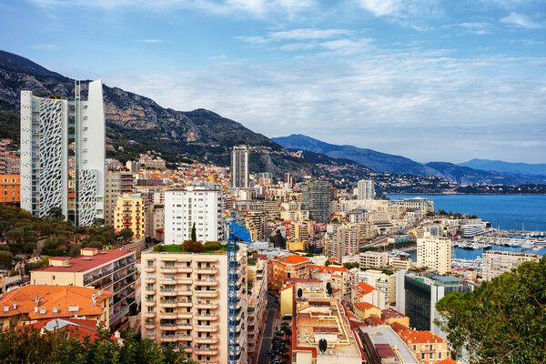 Principality Of Monaco Cityscape Picture Board by Artur Bogacki