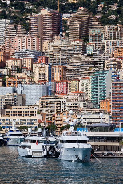Monaco Cityscape Picture Board by Artur Bogacki