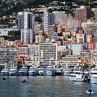 Buy canvas prints of Monaco Principality Cityscape by Artur Bogacki