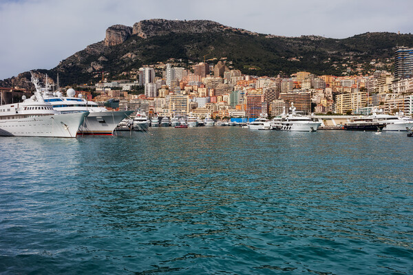 Monaco Sea View Picture Board by Artur Bogacki