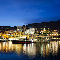 Buy canvas prints of Monaco Monte Carlo by Night by Artur Bogacki