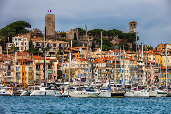 City of Cannes in France Picture Board by Artur Bogacki