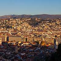 Buy canvas prints of Nice City Sunrise Cityscape by Artur Bogacki