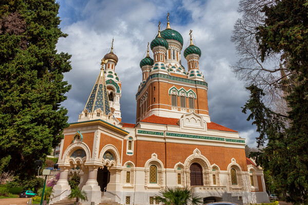 St Nicholas Orthodox Cathedral in Nice Picture Board by Artur Bogacki