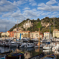 Buy canvas prints of Marina in Nice City at Sunrise by Artur Bogacki