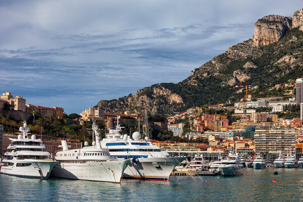 Principality of Monaco in Europe Picture Board by Artur Bogacki