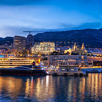 Buy canvas prints of Monaco Monte Carlo At Twilight by Artur Bogacki
