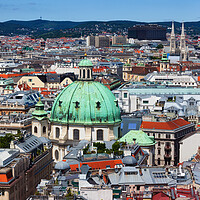 Buy canvas prints of Vienna City Cityscape In Austria by Artur Bogacki