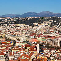 Buy canvas prints of Nice City Cityscape in France by Artur Bogacki