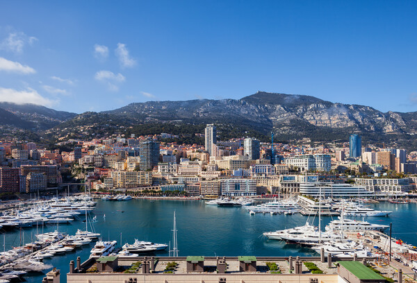Principality of Monaco Cityscape Picture Board by Artur Bogacki