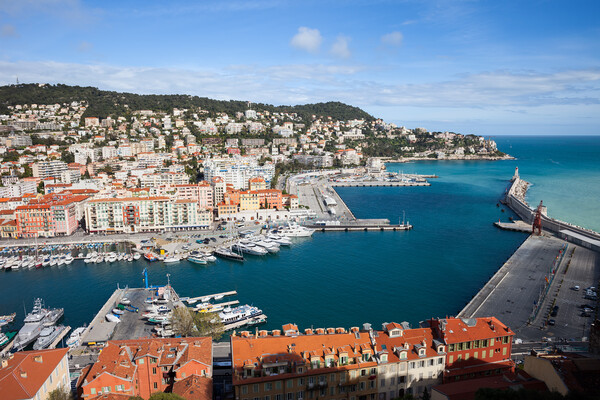 Port Lympia in City of Nice  Picture Board by Artur Bogacki