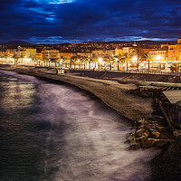 Buy canvas prints of City of Nice in France at Dusk by Artur Bogacki