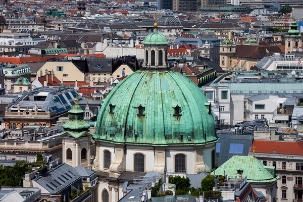 Peterskirche Baroque Dome in Vienna City Picture Board by Artur Bogacki