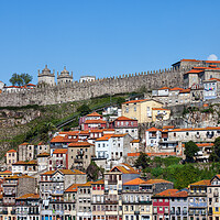 Buy canvas prints of Old Hillside Houses of Porto in Portugal by Artur Bogacki