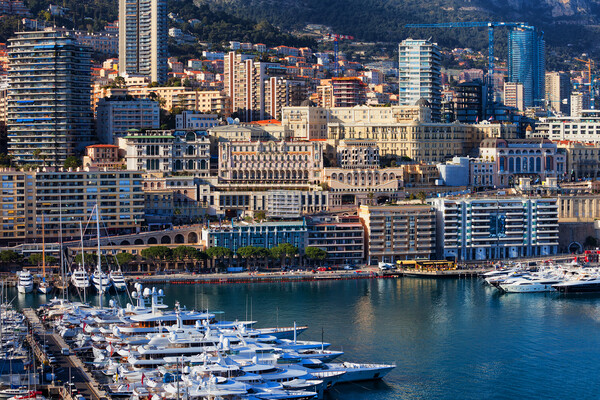 Monaco Monte Carlo Cityscape Picture Board by Artur Bogacki