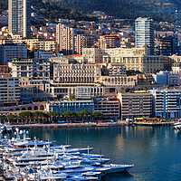 Buy canvas prints of Monaco Monte Carlo Cityscape by Artur Bogacki
