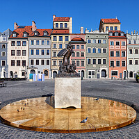 Buy canvas prints of Old Town Market Square of Warsaw in Poland by Artur Bogacki