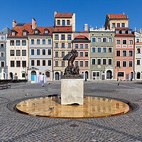 Buy canvas prints of Old Town Market Place in Warsaw by Artur Bogacki