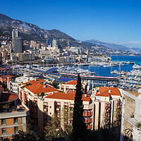 Buy canvas prints of Principality of Monaco Cityscape by Artur Bogacki