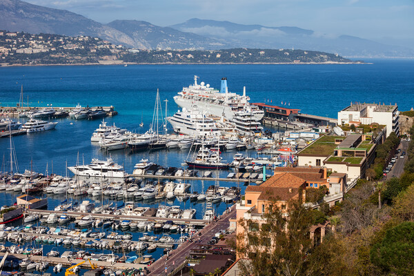 Port Hercule in Monaco Picture Board by Artur Bogacki