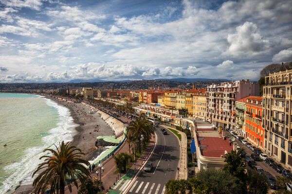 City Skyline of Nice in France Picture Board by Artur Bogacki