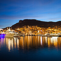 Buy canvas prints of Monaco at Twilight by Artur Bogacki