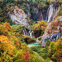 Buy canvas prints of Plitvice Lakes National Park in Croatia by Artur Bogacki