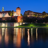 Buy canvas prints of Wawel Castle at Night in Krakow by Artur Bogacki