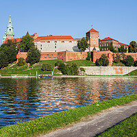 Buy canvas prints of Wawel Castle at Vistula River in Krakow by Artur Bogacki