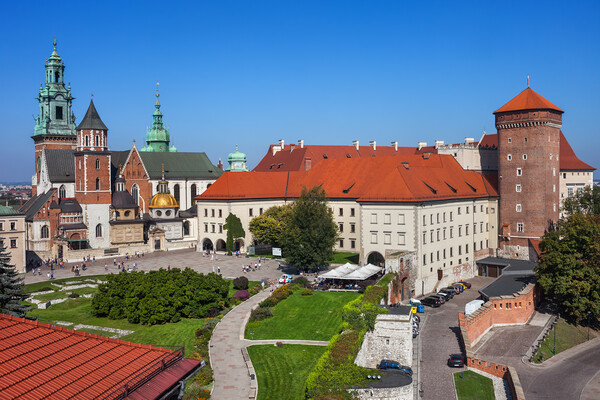 Wawel Cathedral and Castle in Krakow Picture Board by Artur Bogacki