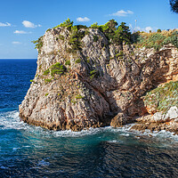 Buy canvas prints of Adriatic Sea Coastline in Croatia by Artur Bogacki