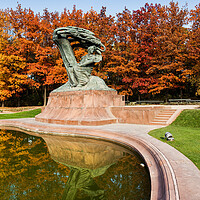 Buy canvas prints of Chopin Monument in Warsaw by Artur Bogacki